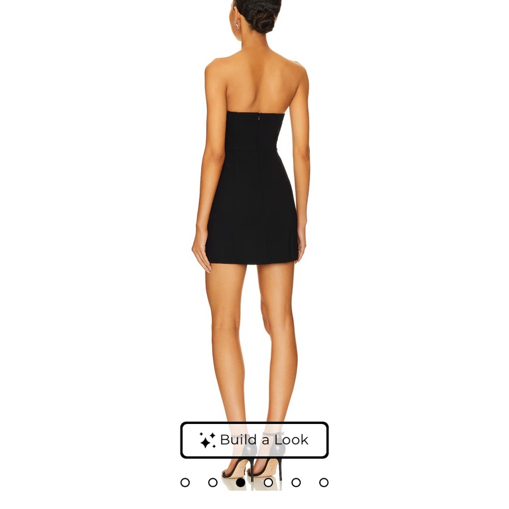 Amanda Uprichard REVOLVE Black Mini Dress - Picture 3 of 3